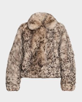 Brunello Cucinelli Spotted Lamb Shearling Short Jacket
