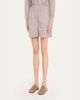 Brunello Cucinelli Striped Crispy Cotton-Silk Pajama Shorts - 4