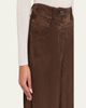 Brunello Cucinelli Suede Relaxed Wide-Leg Pants - 5