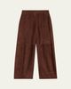 Brunello Cucinelli Suede Wide-Leg Pull-On Pants - 1