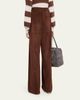 Brunello Cucinelli Suede Wide-Leg Pull-On Pants - 3