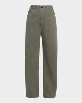 Brunello Cucinelli Super Stretch Wide-Leg Jeans