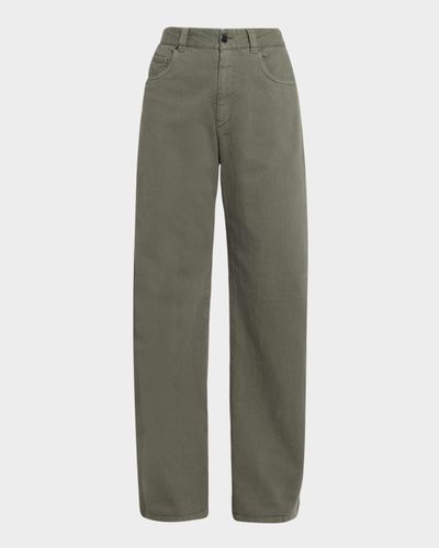 Brunello Cucinelli Super Stretch Wide-Leg Jeans