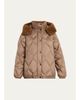 Brunello Cucinelli Superlight Matte Puffer Jacket With Detachable Lamb Shearling Hood - 1