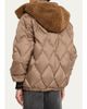 Brunello Cucinelli Superlight Matte Puffer Jacket With Detachable Lamb Shearling Hood - 3