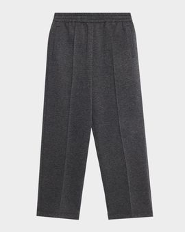 Brunello Cucinelli Techno Cashmere-Cotton Straight-Leg Track Pants