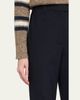 Brunello Cucinelli Tropical Luxury Wool Ankle-Length Trousers - 5