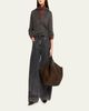 Brunello Cucinelli Wide-Leg Denim Trousers - 2