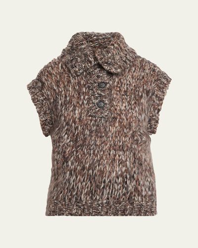 Brunello Cucinelli Winter Crochet Mohair Sweater