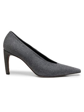 Brunello Cucinelli Women's 75MM Virgin Wool Pumps