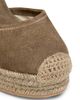Brunello Cucinelli Women's 80MM Suede Ankle Wrap Espadrilles - 6