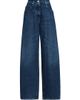 Brunello Cucinelli Women's Authentic Denim Wide Trousers - 7