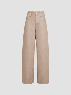 Brunello Cucinelli Women's Baggy Jeans with Monili