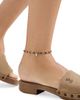 Brunello Cucinelli Women's Brown Hematite and Sterling Silver Anklet - 3