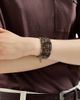Brunello Cucinelli Women's Brown Hematite Sterling Silver Wrap Bracelet - 3
