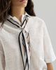 Brunello Cucinelli Women's Cacao Leaves Print Silk Foulard - 3