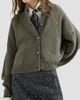 Brunello Cucinelli Women's Cashmere English Rib Cardigan with Monili - 6