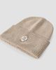 Brunello Cucinelli Women's Cashmere English Rib Knit Beanie with Patch Logo - 2