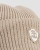 Brunello Cucinelli Women's Cashmere English Rib Knit Beanie with Patch Logo - 3