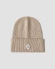 Brunello Cucinelli Women's Cashmere English Rib Knit Beanie with Patch Logo - 4
