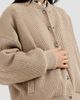 Brunello Cucinelli Women's Cashmere English Rib Knit Bomber Jacket with Thermore Padding - 4