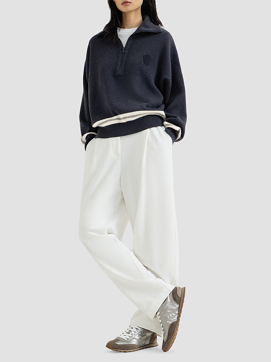 Brunello Cucinelli - Women's Cashmere English Rib Turtleneck