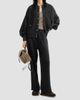 Brunello Cucinelli Women's Cashmere Interlock Bomber-Style Sweatshirt with Logo - 2