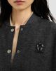 Brunello Cucinelli Women's Cashmere Interlock Bomber-Style Sweatshirt with Logo - 6