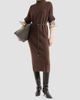 Brunello Cucinelli Women's Cashmere Rib Knit Mock Neck Dress - 2