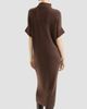 Brunello Cucinelli Women's Cashmere Rib Knit Mock Neck Dress - 4