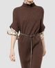 Brunello Cucinelli Women's Cashmere Rib Knit Mock Neck Dress - 5