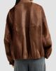 Brunello Cucinelli Women's Cashmere Shearling Bomber Jacket with Monili - 3