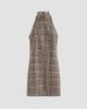 Brunello Cucinelli Women's Checked Alpaca and Wool Dress - 1