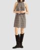 Brunello Cucinelli Women's Checked Alpaca and Wool Dress - 3