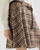 Brunello Cucinelli Women's Comfort Checked Wool and Alpaca Mini Circle Skirt - 5