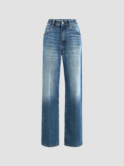 Brunello Cucinelli Women's Comfort Cotton Denim Contemporary Loose Jeans