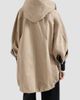 Brunello Cucinelli Women's Cotton and Linen Twill Hooded Outerwear Jacket with Monili - 4