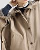 Brunello Cucinelli Women's Cotton and Linen Twill Hooded Outerwear Jacket with Monili - 5