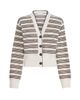 Brunello Cucinelli Women's Cotton Cardigan with Sparkling Stripes - 1