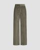 Brunello Cucinelli Women's Cotton Corduroy Loose Trousers with Monili - 1