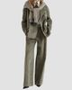 Brunello Cucinelli Women's Cotton Corduroy Loose Trousers with Monili - 2