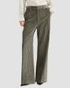 Brunello Cucinelli Women's Cotton Corduroy Loose Trousers with Monili - 3