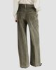 Brunello Cucinelli Women's Cotton Corduroy Loose Trousers with Monili - 4