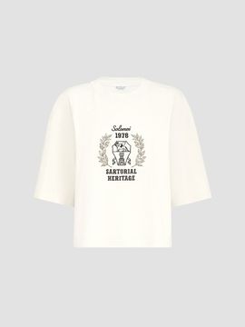 Brunello Cucinelli Women's Cotton Jersey T-Shirt with Embroidery