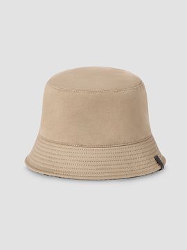 Brunello Cucinelli Women's Cotton, Linen and Virgin Wool Reversible Bucket Hat with Monili