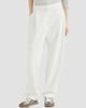 Brunello Cucinelli Women's Cotton Smooth French Terry Pleated Track Trousers - 2
