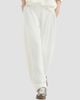 Brunello Cucinelli Women's Cotton Smooth French Terry Pleated Track Trousers - 5