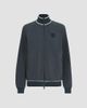 Brunello Cucinelli Women's Cotton Smooth French Terry Sweatshirt with Zip and Logo - 1