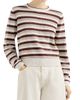 Brunello Cucinelli Women's Cotton Striped Sweater - 2