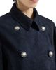 Brunello Cucinelli Women's Couture Suede Cropped Pea Coat with Monili - 4